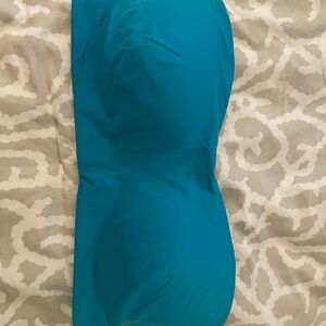 Victoria's Secret 32D Teal Lined Bandeau Bra